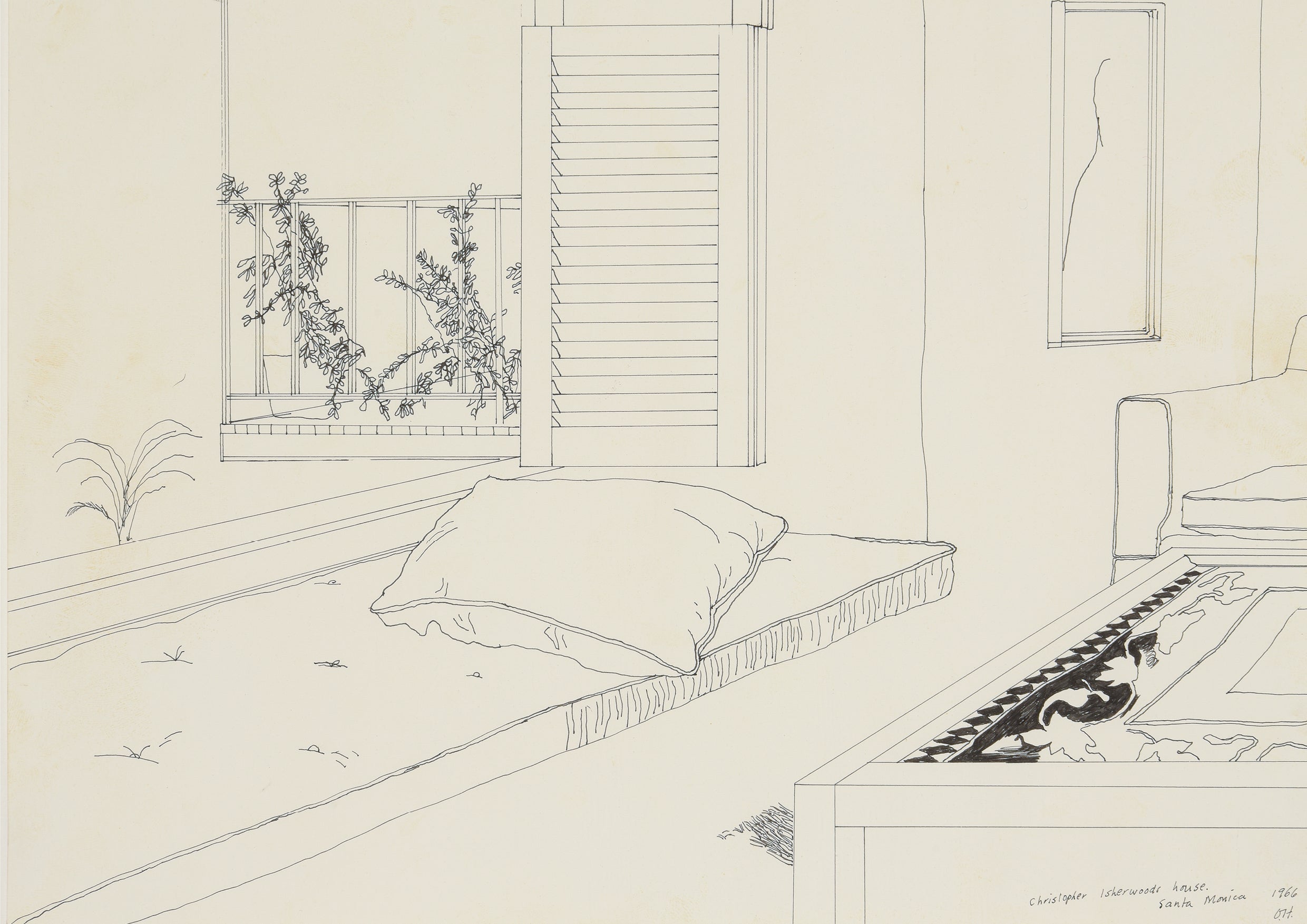 A David Hockney illustration