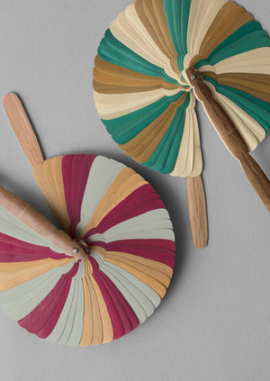 Khmer Fan | Buckthorn/Coral