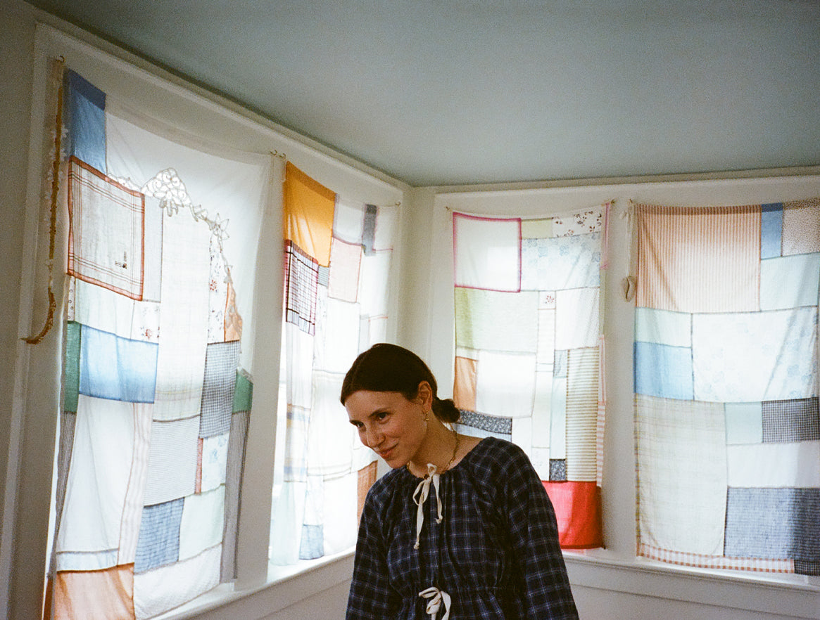 Designer Sarah Jean Culbreth in her New York home