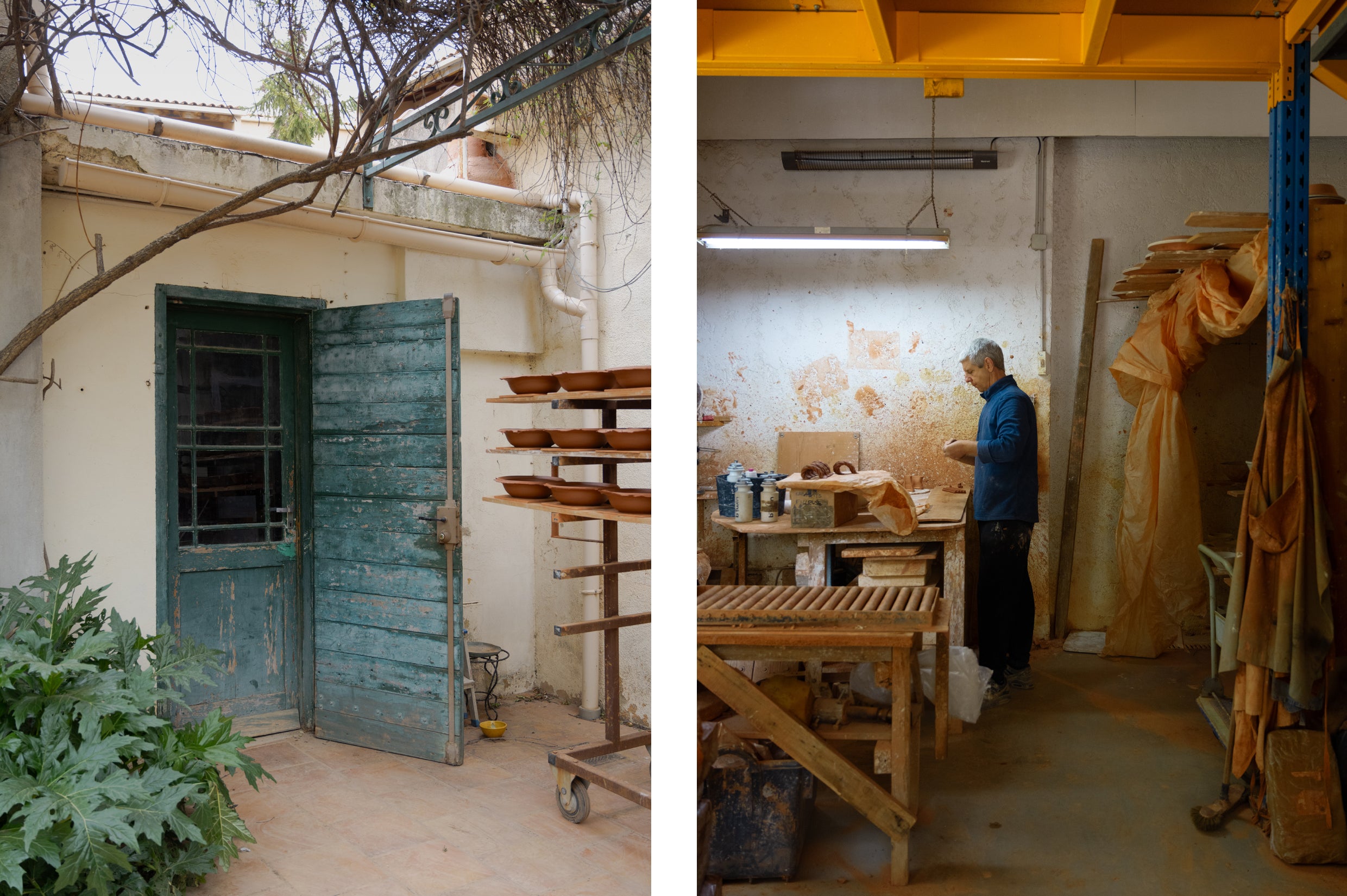 A pottery workshop in Aubagne, France